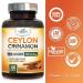 Certified Organic Ceylon Cinnamon Pills 1800mg - Gluten-Free & Non-GMO Sri Lankan Cinnamon Capsules - Vegan True Cinnamomum Supplement - 120 Capsules - Buy Online on GoSupps.com