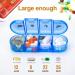 Buy MURRI&MURRDI Large 7-Day Pill Organizer Portable Moisture-Proof Case for Vitamins & Medications 28 Cells Multi-Colored Travel-Friendly Pill Box - Buy Online on GoSupps.com