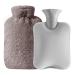 YIFOV Hot Water Bottle with Cover 2L Large Capacity Premium Natural Rubber Hot Water Bag Soft Fleece Cover Helps Provide Warmth and Pain Relief Great Gift Ideal for Parents Children