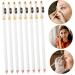  TOVINANNA 12 Pieces eyebrow pencil sharpener white eyebrow pencil women eyebrow pencils eyeliner pencil makeup eyebrow pencil eyebrow pencils white eye pencil wooden - Buy Online on GoSupps.com