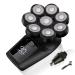 8D Floating Head Shavers for Bald Men Waterproof Electric Razors for Wet&Dry Head Face Legs and Body Shaving Portable Rechargeable Shaver Kit with Nose&Ear Hair Trimmer 90-Mins Use Time LED Display. Black-8d