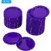 PATIKIL 1 Inch Flat Decorative Bottle Caps 50 Pack Craft Bottle Pendant Trays Double Sides Printed for DIY Pendants Craft Scrapbooks Purple - Buy Online on GoSupps.com