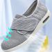 Men's Diabetic Wide Fit Memory Foam Slippers - Breathable Edema Swollen Feet Shoes - Size 6.5 Khaki - Buy Online on GoSupps.com
