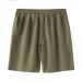 Cewifo fleece men simple monochrome cotton and linen lumbar frenum trousers calf pants pants turquoise men shorts men cotton camouflage shorts men cotton beige a2 army green m