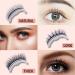 Nelacony & Glazylash Self-Adhesive Reusable Eyelashes - Natural Look (2 Pairs) - Buy Online on GoSupps.com
