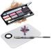 Pro Stainless Steel Makeup Palette Spatula Tool for Nail Art & Eye Shadow - Professional Pigment Blending, Lightweight - 5.9 x 3.9 inches - Buy Online on GoSupps.com