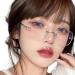 Forki's Anti-Blue Light Reading Glasses for Women | Metal Frame Myopia -1.0 to -4.0 Block Marginal Short-Sightedness Transparent Design - Buy Online on GoSupps.com