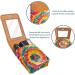 Travel Lipstick Organizer Case - Portable Makeup Bag with Mirror | Colorful Tie-Dye Swirl Rainbow | Shop Now - Buy Online on GoSupps.com