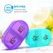 ZIKEE Weekly Pill Organizer - 2 Times a Day AM PM Pill Box with 7 Detachable Cases - Blue - Buy Online on GoSupps.com