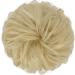 FESHFEN Messy Bun Hair Piece Synthetic Wavy Curly Chignon Ponytail in Light Bleach Blonde - 38g | Updo Hairpiece for Women, Girls, Kids - Buy Online on GoSupps.com