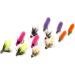 Premium Fly Fishing Flies Assortment | Dry, Wet, Nymphs, Streamers, Wooly Buggers, Caddis | Trout & Bass Fishing Lure Set - 12 Mop Jig Nymphs - Buy Online on GoSupps.com