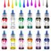 Food color liquid 12 colors highly concentrated food coloring food color set for baking cake macaron cookies cake decoration dessert