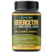 Quercetin with Vitamin C and Zinc - Quercetin with Bromelain - Quercetin 500mg - Zinc Quercetin - 120 Veggie Caps - Quercetin Supplements + Vitamin D3 - (Non-GMO Gluten-Free Vegan) 2 Month Supply 120 Count (Pack of 1)