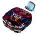 Storage bags for women's bandages with colorful skull pattern large menstrual cup cylinder pocket with zipper periodic insoles bags panty liners tampons for girls and women multicolored 04