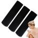 Acunny African Bath Sponge Long Mesh Bath Sponge - Nylon Mesh African Mesh Cloth Shower Net Scrubber - Elastic Bath Sponges Dead Skin for Daily Use Black