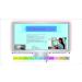 Crossbow Education 24-Inch Widescreen Monitor Overlay - Purple for Dyslexia & Visual Stress - Buy Online on GoSupps.com