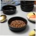 OUNONA 18 Pcs Japanese Seasoning Dish Serving Utensils I'm Wow Grilling Accessories Ceramic Dip Bowls Chafing Dishes Black Flatware Seasoning Bowl Dressing Dishes Side Dish re-usable 9X2.5CMx3pcs Blackx3pcs - Buy Online on GoSupps.com