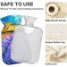 NAANLE Watercolor Hot Water Bottle with Cover - Lavender Fields | 1L for Pain Relief & Therapy - Ideal for Back Hand & Neck - Buy Online on GoSupps.com