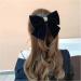 Cimenexe Bohemian Ribbon Bow Hair Clips Black Velvet Bow Hair Clip Big Velvet Ribbon Bow Tie Hair Clip Barrettes Retro Black Satin Bow Hair Clip Bow Winter Decorative Hair Accessories for Women - Buy Online on GoSupps.com