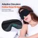 Eye Mask for Sleeping 3D Contoured Cup Sleep Mask for Men Women Soft Breathable Blackout Blindfold Travel Eye Cover Night Sleeping Mask with Adjustable Buckle for Side Sleeper (Black 1 Pack) - Buy Online on GoSupps.com