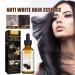 DARKA Anti-Greying Hair Serum - Organic Ganoderma Nutrient Grey Reverse Essence - Natural Hair Darkening Serum (3PCS) - Buy Online on GoSupps.com