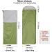 REDcamp Ultra Lightweight Green Sleeping Bag for Backpacking - 1.5lbs, Warm Weather Comfort for Adults | Compression Sack Included - Buy Online on GoSupps.com