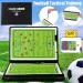 FantasyDay Soccer Magnetic Coach Clipboard with Dry Erase Zipper and Marker Pen - Foldable Portable Strategy Board Kit - Buy Online on GoSupps.com