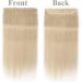 14" Clip in Hair Extension Human Hair One Piece THICK #60 Platinum Blonde (75g) - Buy Online on GoSupps.com