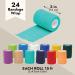 Self Adhesive Stretch Bandage Wrap 3x5 Yards - Vet Tape for First Aid, Pets, Sports - 12 Colors - Buy Online on GoSupps.com