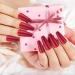 1280 pcs Extra Long Ballerina Coffin False Nails - Solid Color Full Cover Fake Nails for DIY Nail Art - Lovely Colors for Salon Women & Girls - Buy Online on GoSupps.com
