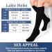 Laite Hebe Compression Socks - 4 Pairs for Women & Men - Best Support for Nurses, Running & Athletic - Black/White/Grey/Navy - Small/Medium - Buy Online on GoSupps.com
