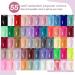 JODSONE 60 PCS Gel Nail Polish Kit with UV Light Base - Soak Off Manicure Set for All Seasons | Matte Glossy Top Coat & Accessory Tools Included - Buy Online on GoSupps.com