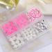 RUNRAYAY Pink 3D Flowers Nail Charms and Diamonds for Acrylic Nails - Heart Rhinestones Nail Art Jewels for Women - DIY Nail Decorations - Buy Online on GoSupps.com