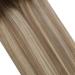 Moresoo Bonding Extensions | Real Remy Hair Hot Fusion U Tip Extensions 60cm - Dark Brown to Brown with Blond Keratin #3/8/22 - 50g - Buy Online on GoSupps.com