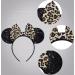 Leopard Minnie Mouse Ears Headband Set for Halloween Costume - 3PCS - Buy Online on GoSupps.com