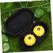 Solustrie Stress Relief Toy - 1 Pc Decompression Ball Massage Globe Pressure Discharge Toy Yellow 7.36x3.56cm - Perfect for Anxiety Relief & Relaxation - Buy Online on GoSupps.com