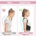 Douxia Adjustable Back Keeping Belts - Posture Correction for Men & Women | Breathable Back Bandage for Spine & Shoulder Support (Size XL) - Buy Online on GoSupps.com