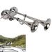 WerkWeit Dual Boat Horns12V Marine Boat Trumpet Horn Polished Stainless Steel Marine Horn, Low and High Tone, with Stainless Steel Adjustable Trumpet Support
