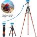 VICTIV 74 Camera Tripod - Lightweight Travel Stand for iPhone, Canon, Nikon - Aluminum DSLR/SLR Professional Tripod with Carry Bag - Buy Online on GoSupps.com