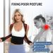 Back Brace Posture Corrector | Adjustable Shoulder Straightener for Pain Relief | Supports Scoliosis Hunchback & Thoracic Spine | Breathable Comfort - Medium Size - Buy Online on GoSupps.com
