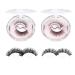 Reusable Self-Adhesive Waterproof Eyelashes - Natural & Bushier - 2 Pairs with Portable Boxes - Perfect Valentine Gift for Women Girls - Buy Online on GoSupps.com