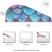 Super Absorbent Cartoon Rainbow Mermaid Scales Hair Towel 2 Pack - Quick Dry Hair Turbans for Women & Girls - Buy Online on GoSupps.com