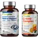 biophix Retinal Support Maximum Strength Complex Formula 100 Capsules - Free C-1000 30 Tablets - Zinc Vitamin C E Lutein DHA Omega-3 Astaxanthin Hyaluronic Acid - Supports Eye Vision Health