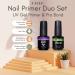 Cacee Nail Primer Duo Set - UV Gel & Pro Bond 0.5oz - Low Odor, Protect & Strengthen Nails - For Acrylics & Color Gel Polish - Buy Online on GoSupps.com