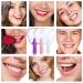 6-Piece Tooth Shaped Handheld Mirrors - Cute Plastic Makeup Mirrors for Dental Decor & Salon Use - Buy Online on GoSupps.com