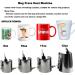 Mug Press Machine 4 in 1 Mug Heat Press Machine for Sublimation of Coffee Mugs Cup Press Heat Sublimation Machine with Overheat Protection 300.0 - Buy Online on GoSupps.com
