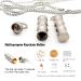 Titanium Pill Case Necklace for Men | Waterproof Keychain Pill Holder - Bamboo 2 Pack - Micro Emergency Aspirin & Nitro Storage - Buy Online on GoSupps.com