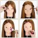 Topdirect 60cm Hair Makeup Doll Head | Real Hair Practice Head for Hairdressers | DIY Hairstyles Set - Brown - Buy Online on GoSupps.com