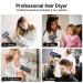 Buy Flintronic 2000W Professional Hair Dryer - Quick Drying Hot/Cold 3 Nozzles & Diffuser Ideal for Salon & Home Use in Gray - Buy Online on GoSupps.com