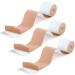 Trelaco 3 Rolls 2 Inch x 5 Yards Moleskin Tape Moleskin Roll Moleskin Adhesive Pads Soft Cotton Adhesive Moleskin Tape Soft Plush Moleskin Skin Patch for Feet Skin Shoes Body Baby
